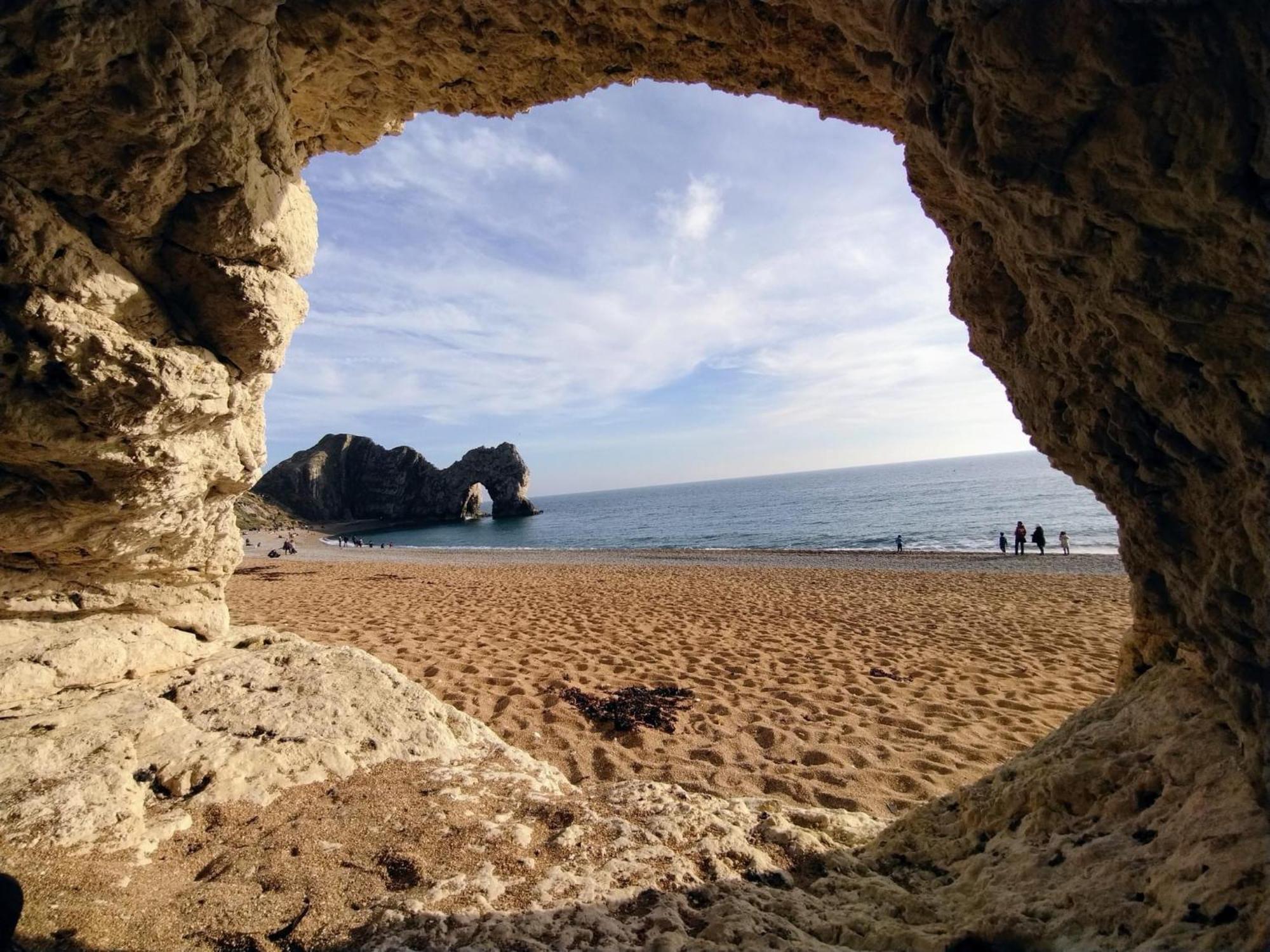 Emma'S Sea View 2-Bedroom Caravan At Durdle Door Near Wareham Dorset West Lulworth Exterior foto