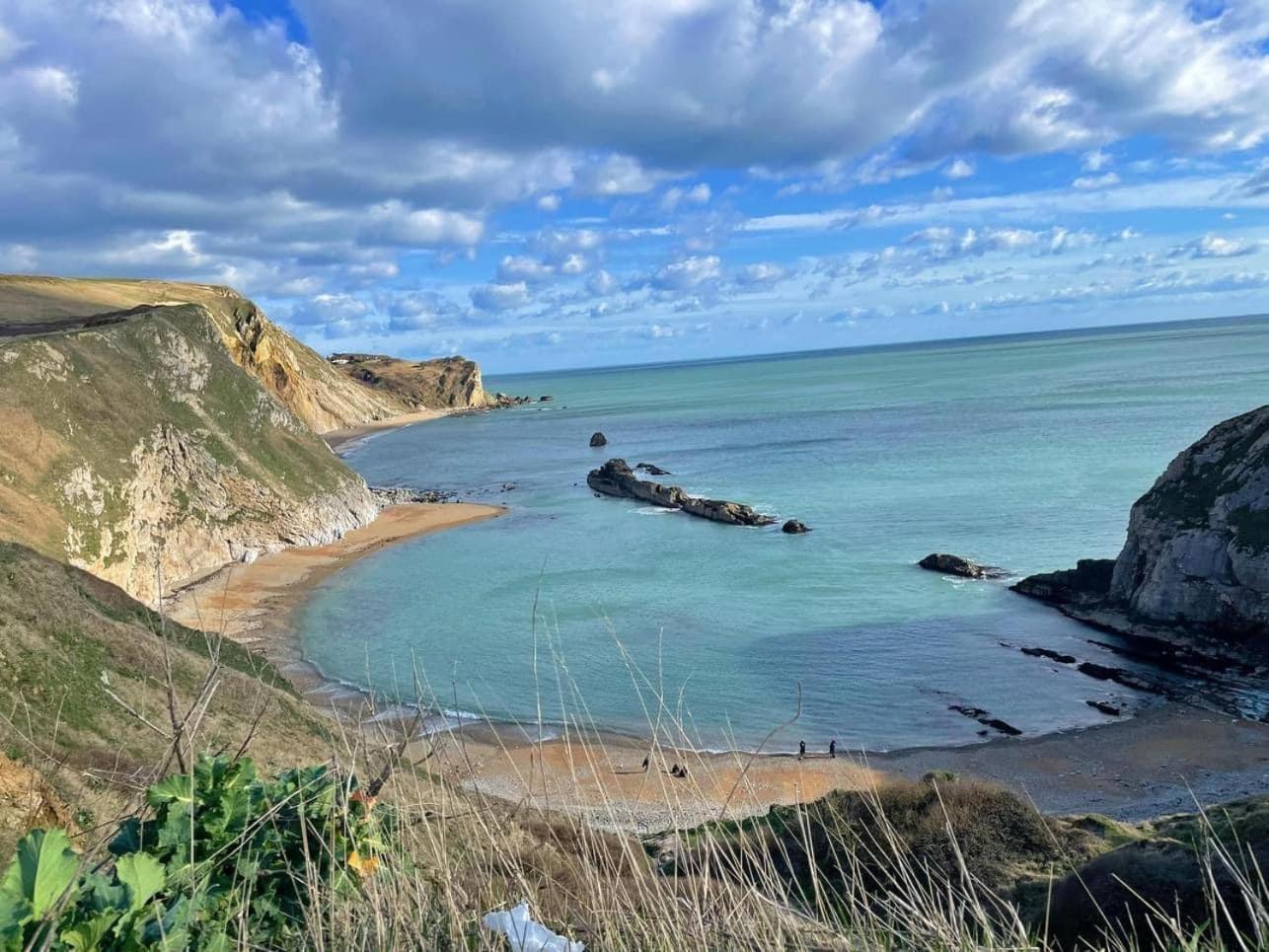 Emma'S Sea View 2-Bedroom Caravan At Durdle Door Near Wareham Dorset West Lulworth Exterior foto