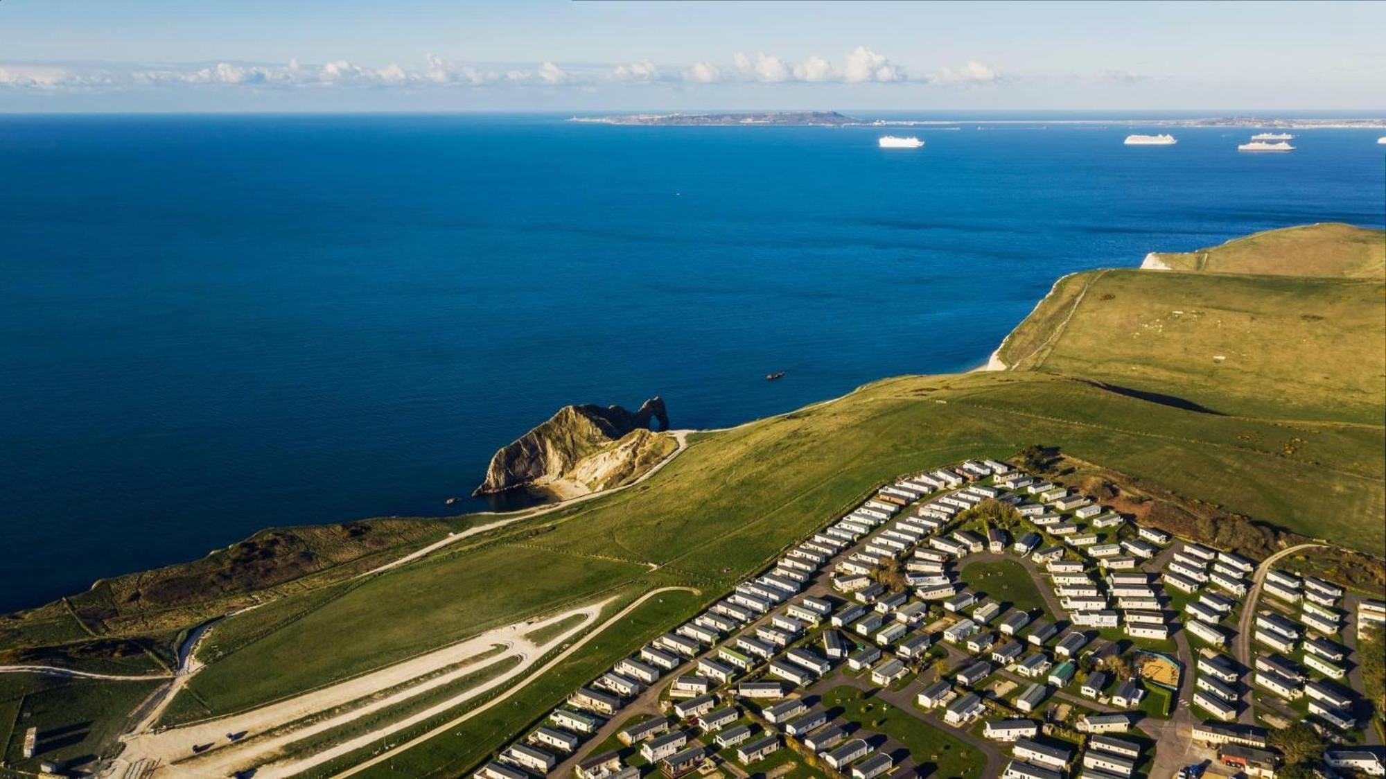 Emma'S Sea View 2-Bedroom Caravan At Durdle Door Near Wareham Dorset West Lulworth Exterior foto